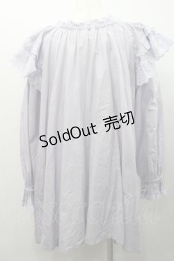 画像2: PINK HOUSE / コットンレース使いチュニックブラウス  ラベンダー I-26-01-31-076-LO-OP-SA-ZI