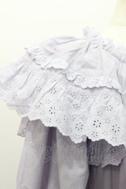 画像3: PINK HOUSE / コットンレース使いチュニックブラウス  ラベンダー I-26-01-31-076-LO-OP-SA-ZI