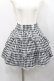 画像1: Ank Rouge / ギンガムチェックスカート  黒ｘ白 I-26-01-31-080-CA-SK-SA-ZI (1)