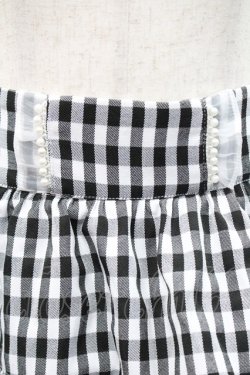 画像3: Ank Rouge / ギンガムチェックスカート  黒ｘ白 I-26-01-31-080-CA-SK-SA-ZI