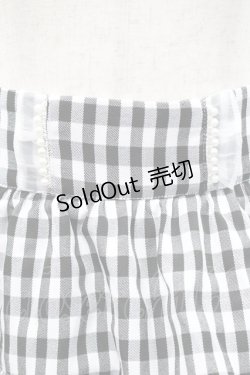 画像3: Ank Rouge / ギンガムチェックスカート  黒ｘ白 I-26-01-31-080-CA-SK-SA-ZI