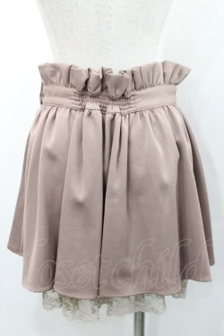 画像2: Ank Rouge / フロントリボンピンタックスカート  ベージュ I-26-01-31-083-CA-SK-SA-ZI