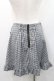 画像2: Ank Rouge / ギンガムチェックフリルスカート  黒Ｘ白チェック I-26-01-31-086-CA-SK-SA-ZI (2)