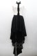 画像1: alice auaa / 変形ロングスカート  黒 I-26-01-31-088-AA-SK-SA-ZI (1)