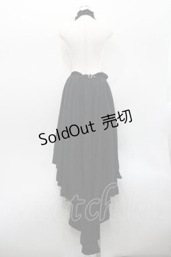 画像2: alice auaa / 変形ロングスカート  黒 I-26-01-31-088-AA-SK-SA-ZI