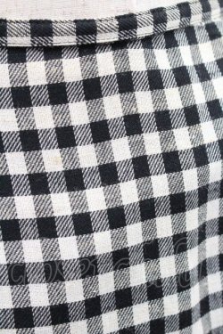 画像3: INGEBORG / ギンガムチェックスカート  黒Ｘ白チェック I-26-01-31-089-LO-SK-SA-ZI