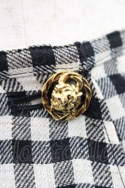 画像5: INGEBORG / ギンガムチェックスカート  黒Ｘ白チェック I-26-01-31-089-LO-SK-SA-ZI