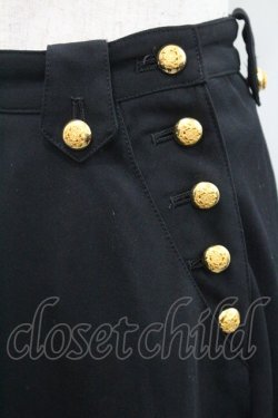 画像3: INGEBORG / 金ボタン付きスカート  ブラック I-26-01-31-092-LO-SK-SA-ZI