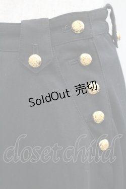 画像3: INGEBORG / 金ボタン付きスカート  ブラック I-26-01-31-092-LO-SK-SA-ZI