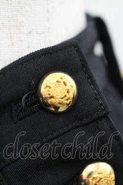 画像4: INGEBORG / 金ボタン付きスカート  ブラック I-26-01-31-092-LO-SK-SA-ZI