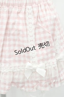 画像3: Ank Rouge / ギンガムチェックレースリボンショートパンツ  ピンクチェック I-26-01-31-093-CA-PA-SA-ZI
