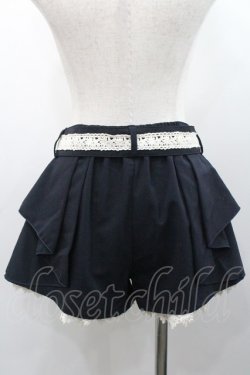 画像2: Ank Rouge / ウエストリボンショートパンツ  ネイビーＸ白 I-26-01-31-094-CA-PA-SA-ZI