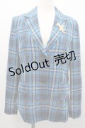 MILK / TEAM CHECKジャケット  ネイビーチェック I-26-01-31-011-ML-JA-SA-ZI