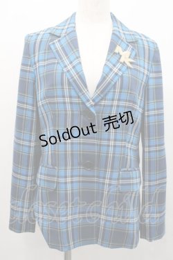 画像1: MILK / TEAM CHECKジャケット  ネイビーチェック I-26-01-31-011-ML-JA-SA-ZI