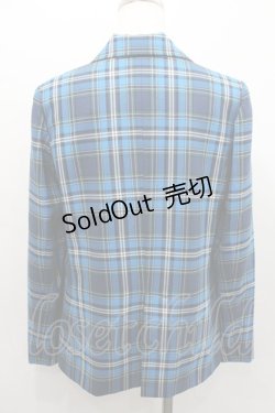 画像2: MILK / TEAM CHECKジャケット  ネイビーチェック I-26-01-31-011-ML-JA-SA-ZI