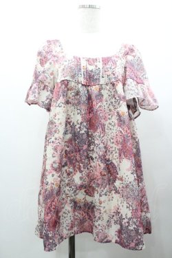 画像1: Barbie / ペイズリー柄トップス M オフ I-26-01-31-099-EL-OP-TE-ZI