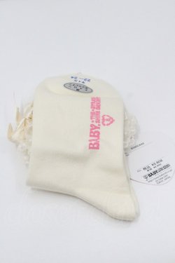 画像2: BABY,THE STARS SHINE BRIGHT / チュールレースクルー丈ソックス  生成り I-26-01-31-103-BA-ZA-SA-ZI