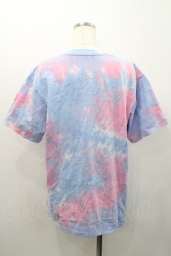 画像2: atmos / atmos pink × 楳図かずお 美少女 洗礼 TIE-DYE TEE BLUE  サックスｘピンク I-26-01-31-012-PU-TO-SA-ZI