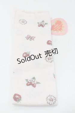 画像1: BABY,THE STARS SHINE BRIGHT / Juicy Strawberry Memor柄オーバーニーソックス  ピンク I-26-01-31-113-BA-ZA-SA-ZI