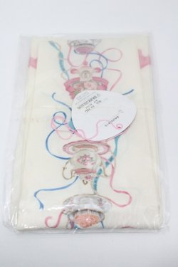 画像2: BABY,THE STARS SHINE BRIGHT / Ruban le Lien a la mode柄オーバーニー  アイボリー I-26-01-31-119-BA-ZA-SA-ZI