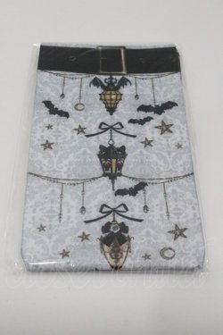 画像1: metamorphose / まいごの子猫と魔法のランタンプリントオーバーニー  グレー I-26-01-31-125-ME-ZA-SA-ZI