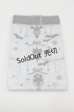 画像1: metamorphose / まいごの子猫と魔法のランタンプリントオーバーニー  グレー I-26-01-31-125-ME-ZA-SA-ZI