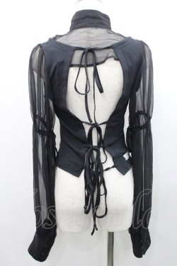 画像2: alice auaa / シースルーブラウス  黒 I-26-01-31-013-AA-BL-SA-ZI