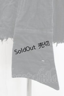 画像5: alice auaa / ガーゼフリルロングシャツ  黒 I-26-01-31-014-AA-BL-SA-ZI