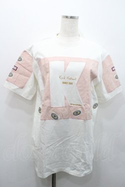 画像1: Karl Helmut / ワッペン&Kアップリケ半袖Tシャツ M ホワイト I-26-01-31-018-EL-TS-SA-ZI