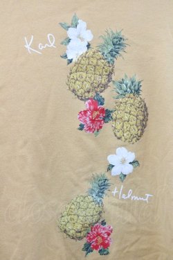 画像3: Karl Helmut / パイナップル柄半袖カットソー  イエロー I-26-01-31-022-EL-TO-SA-ZI