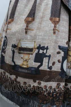 画像3: ALICE and the PIRATES / Fleeting moments〜月下の不思議な珈琲店〜柄ジャンパースカートI  ブラウン I-26-02-01-032-PA-OP-SA-ZI