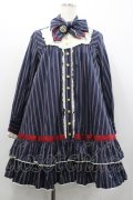 Angelic Pretty / Pretty Schoolワンピース  ネイビー I-26-02-01-033-AP-OP-SA-ZI