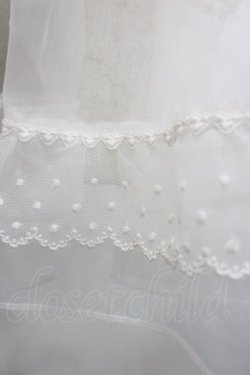 画像3: BABY,THE STARS SHINE BRIGHT / オーガンジーハートエプロン  白 I-26-02-01-034-BA-OP-TE-ZI