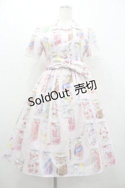画像1: MILK / Drink me dress  ピンク I-26-02-01-035-ML-TO-TE-ZI