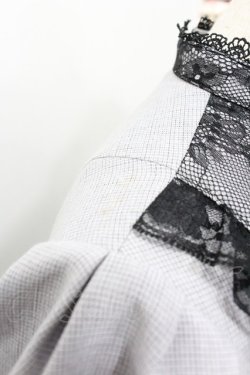 画像4: Secret Honey / レースヨークワンピース  黒Ｘグレー I-26-02-01-039-CA-OP-SA-ZI