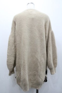 画像2: Amavel / くまとうさぎのなかよしニットワンピース  ブラウン I-26-02-01-041-CA-OP-SA-ZI