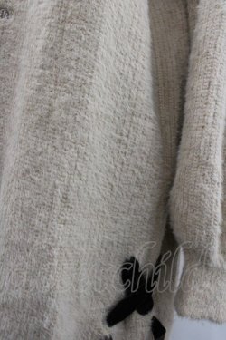 画像4: Amavel / くまとうさぎのなかよしニットワンピース  ブラウン I-26-02-01-041-CA-OP-SA-ZI