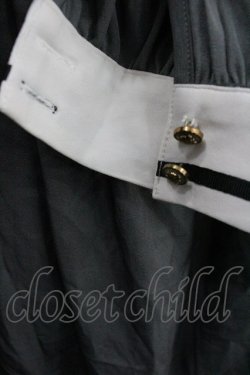 画像4: Amavel / Crown Emblem Setup風セーラーワンピース  グレーＸ白Ｘ黒 I-26-02-01-046-CA-OP-SA-ZI