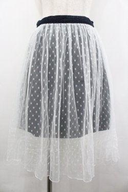 画像1: Swankiss / TS fuwafuwa denim S/K  デニムＸ白 I-26-02-01-006-CA-SK-SA-ZI