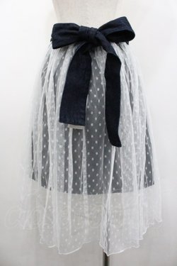 画像2: Swankiss / TS fuwafuwa denim S/K  デニムＸ白 I-26-02-01-006-CA-SK-SA-ZI