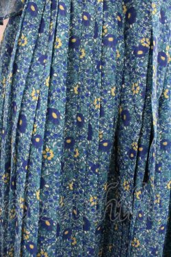 画像3: axes femme / 小花柄ロングワンピース M グリーン I-26-02-01-053-AX-OP-TE-ZI