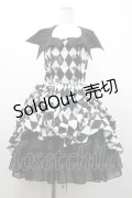 ATELIER PIERROT / Batwing Waltz ドレス  黒Ｘ白 I-26-02-01-061-EL-OP-SA-ZI