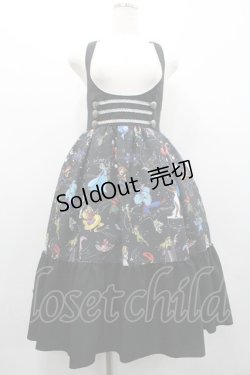 画像1: MIHO MATSUDA / Disney100 The Style collectionジャンパースカート  黒 I-26-02-01-062-GO-OP-SA-ZI