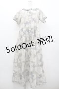 PINK HOUSE / レースペーパープリントワンピース  グレー I-26-02-01-064-LO-OP-SA-ZI