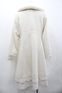 画像2: axes femme POETIQUE / ファーティペットロングコート  アイボリー I-26-02-01-066-AX-CO-SA-ZI