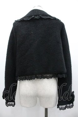 画像2: BABY,THE STARS SHINE BRIGHT / ハーティーポケットショートジャケット  黒 I-26-02-01-070-BA-JA-TE-ZI