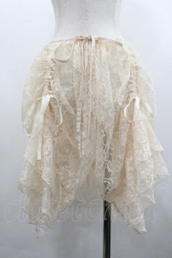 画像2: axes femme kawaii / レースドロストオーバースカート  生成り I-26-02-01-008-AX-SK-SA-ZI