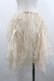 画像2: axes femme kawaii / レースドロストオーバースカート  生成り I-26-02-01-008-AX-SK-SA-ZI (2)