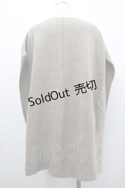 画像2: INGEBORG / ニットポンチョベスト  トップベージュ I-26-02-01-074-LO-TO-SA-ZI