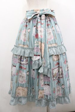 画像2: axes femme kawaii / ティティ×ベアファミリースカート  サックス I-26-02-01-009-AX-SK-SA-ZI